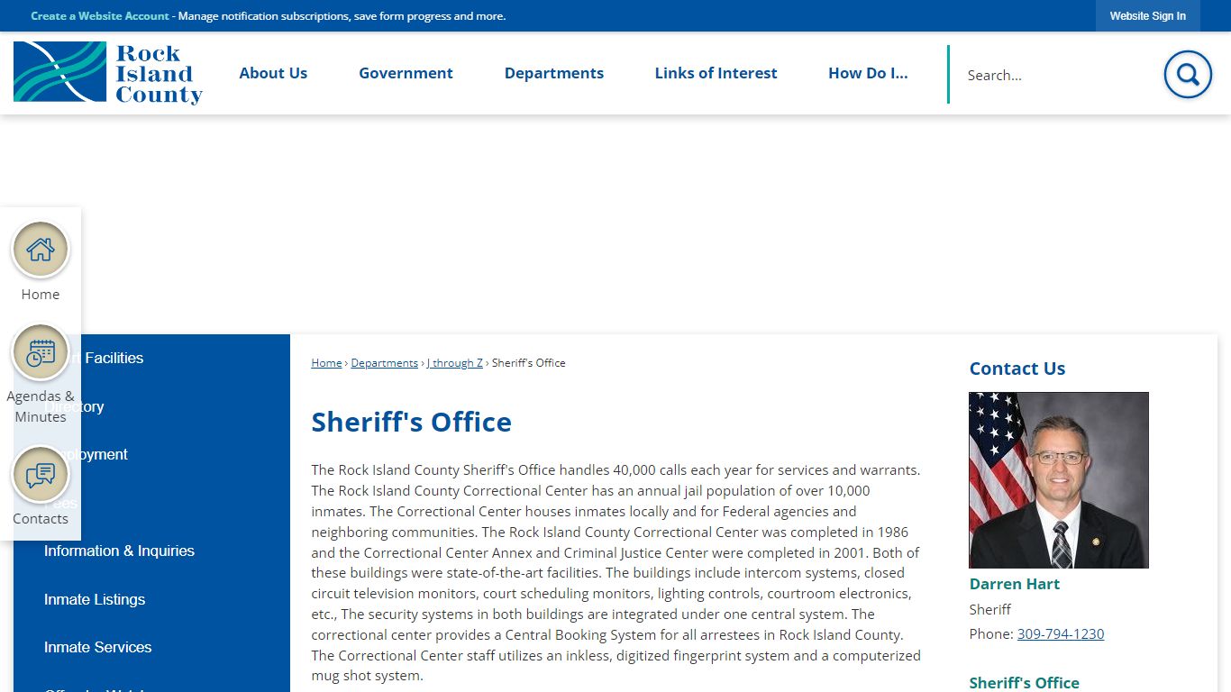 Sheriff's Office | Rock Island County, IL